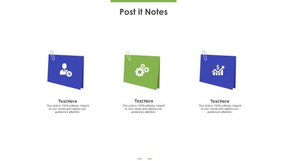 Post It Notes Ppt PowerPoint Presentation Gallery Slide Portrait PDF