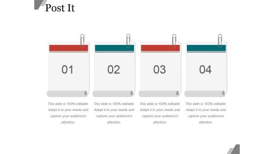 Post It Ppt PowerPoint Presentation Diagrams