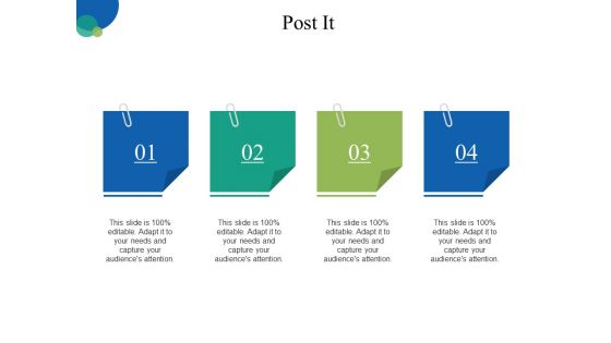 Post It Ppt PowerPoint Presentation Ideas Information