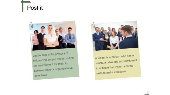 Post It Ppt PowerPoint Presentation Layouts Themes