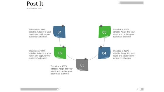 Post It Ppt PowerPoint Presentation Model