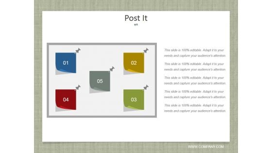 Post It Ppt PowerPoint Presentation Model Template