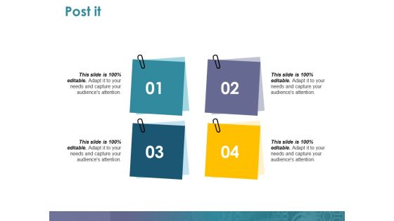 Post It Ppt PowerPoint Presentation Outline Graphics Design