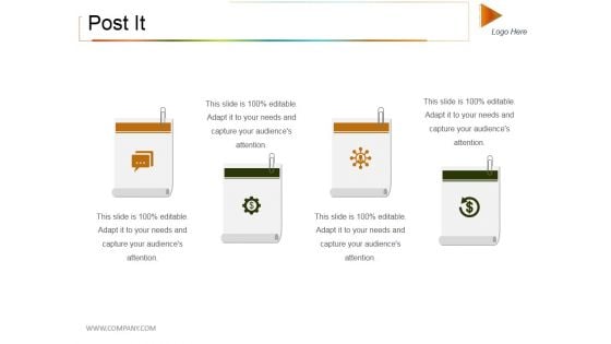 Post It Ppt PowerPoint Presentation Outline Icons