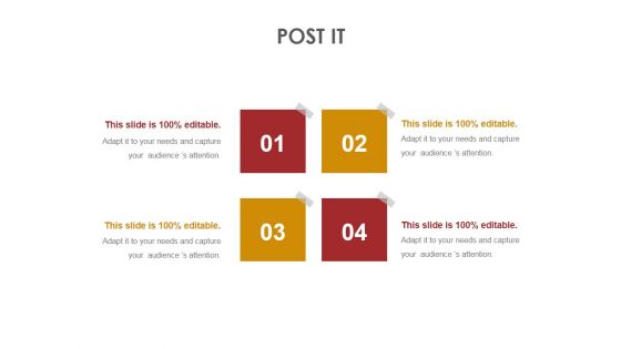 Post It Ppt PowerPoint Presentation Show