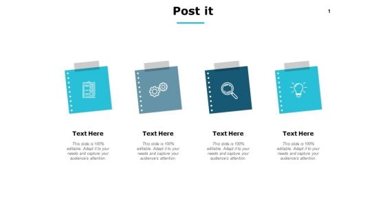 Post It Strategy Ppt PowerPoint Presentation Gallery Design Templates