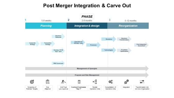 Post Merger Integration And Carve Out Ppt PowerPoint Presentation Layouts Layout