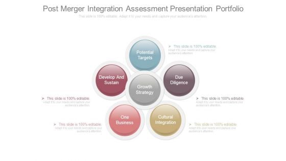 Post Merger Integration Assessment Presentation Portfolio