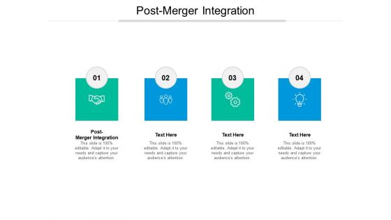 Post Merger Integration Ppt PowerPoint Presentation Model Designs Cpb Pdf