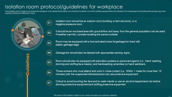 Post Pandemic Business Isolation Room Protocol Guidelines For Workplace Ideas PDF