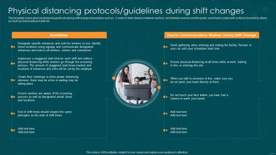Post Pandemic Business Physical Distancing Protocols Guidelines During Shift Download PDF