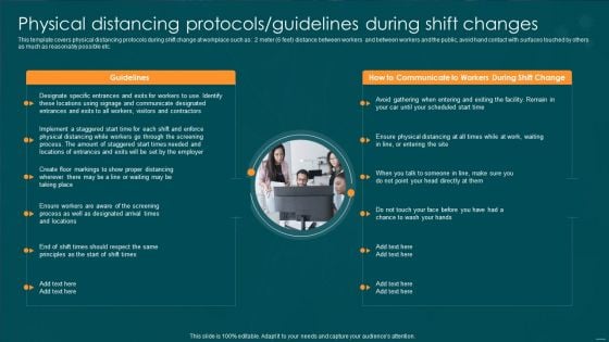 Post Pandemic Business Physical Distancing Protocols Guidelines During Shift Download PDF