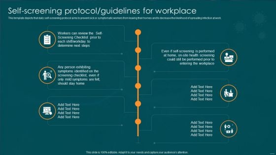 Post Pandemic Business Self Screening Protocol Guidelines For Workplace Guidelines PDF