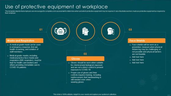Post Pandemic Business Use Of Protective Equipment At Workplace Sample PDF Post Pandemic Business Use Of Protective Equipment At Workplace Sample PDF