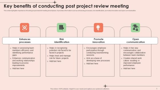 Post Project Review Ppt PowerPoint Presentation Complete Deck With Slides Slide05