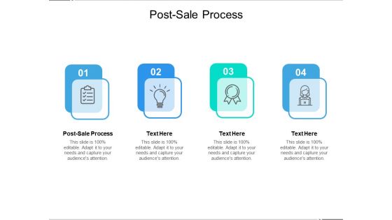 Post Sale Process Ppt PowerPoint Presentation Ideas Brochure Cpb