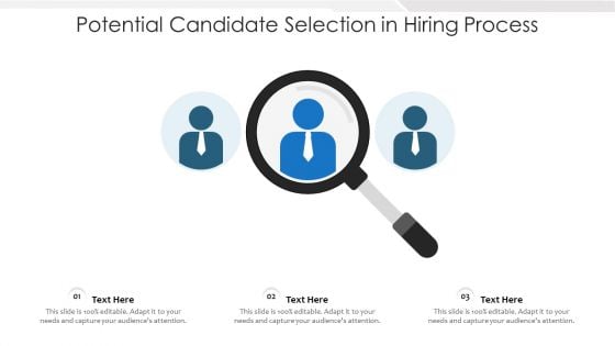 Potential Candidate Selection In Hiring Process Ppt Summary Example Topics PDF