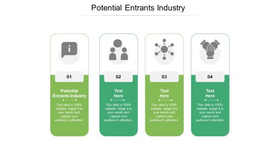 Potential Entrants Industry Ppt PowerPoint Presentation Styles Visual Aids Cpb