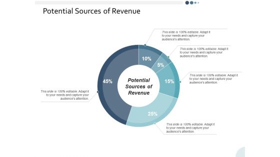 Potential Sources Of Revenue Ppt PowerPoint Presentation Summary Master Slide