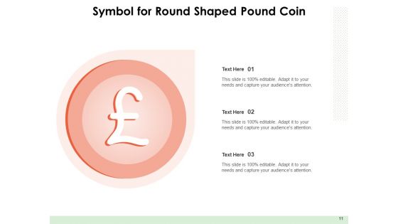 Pound Sterling British Coins Placed British Pound Coins Ppt PowerPoint Presentation Complete Deck