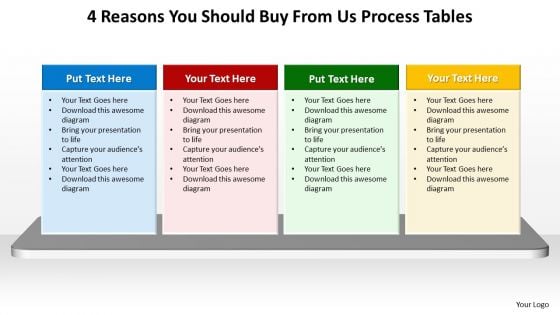 PowerPoint Process Download Process Tables Ppt Slide Designs