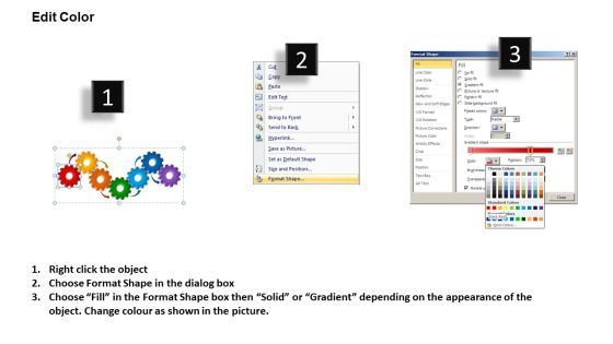 PowerPoint Process Gears Process Teamwork Ppt Slides Slide03