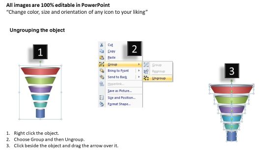 PowerPoint Slides Process Funnel Diagram Ppt Design Slide02