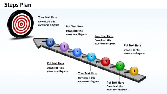 PowerPoint Slides Strategy Steps Plan Ppt Process