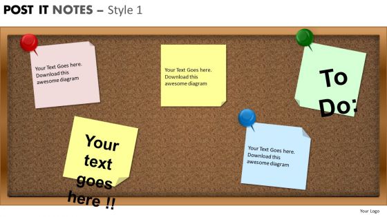 PowerPoint Templates Business Post It Notes Ppt Themes