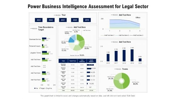 Power Business Intelligence Assessment For Legal Sector Ppt PowerPoint Presentation File Model PDF