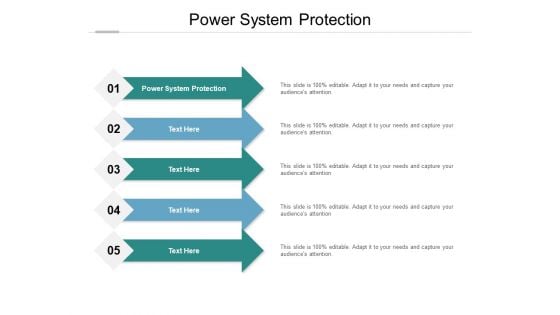 Power System Protection Ppt PowerPoint Presentation Professional Microsoft Cpb Pdf