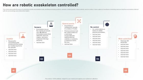 Powered Armor How Are Robotic Exoskeleton Controlled Demonstration PDF
