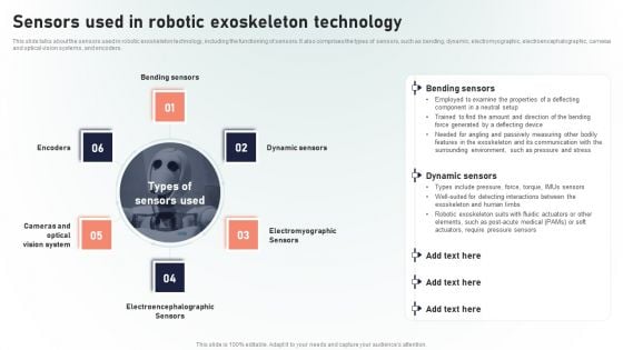 Powered Armor Sensors Used In Robotic Exoskeleton Technology Rules PDF Powered Armor Sensors Used In Robotic Exoskeleton Technology Rules PDF
