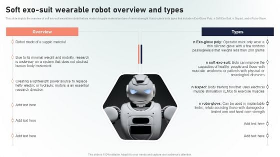 Powered Armor Soft Exo Suit Wearable Robot Overview And Types Microsoft PDF