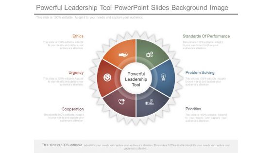Powerful Leadership Tool Powerpoint Slides Background Image