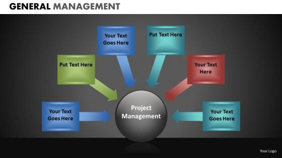 Ppt Slides With 5 Stages Semicircle Chart PowerPoint Templates