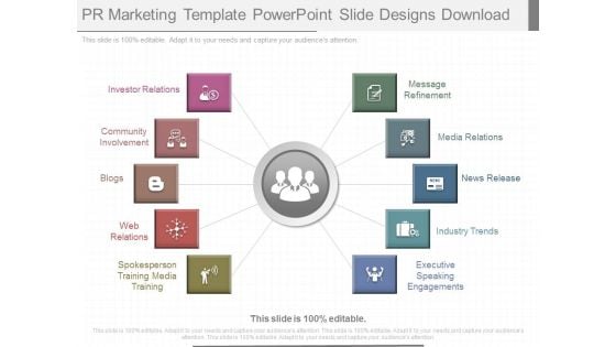 Pr Marketing Template Powerpoint Slide Designs Download
