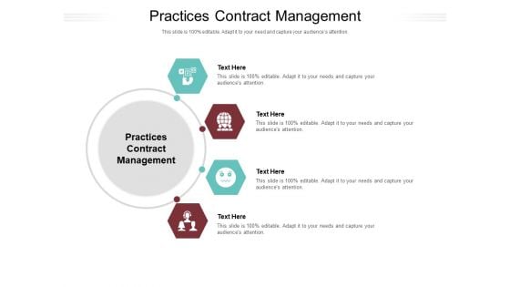 Practices Contract Management Ppt PowerPoint Presentation Infographic Template Themes Cpb Pdf