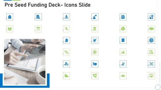 Pre Seed Funding Deck Pre Seed Funding Deck- Icons Slide Icons PDF