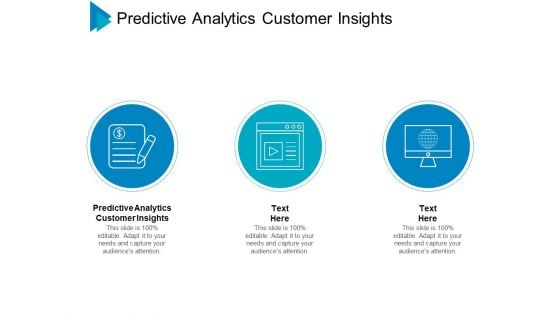 Predictive Analytics Customer Insights Ppt PowerPoint Presentation Model Graphics Example Cpb