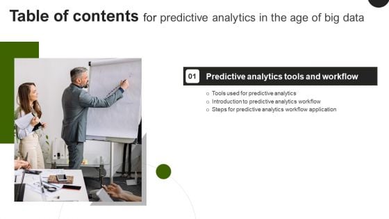 Predictive Analytics In The Age Of Big Data Table Of Contents Background PDF Predictive Analytics In The Age Of Big Data Table Of Contents Background PDF
