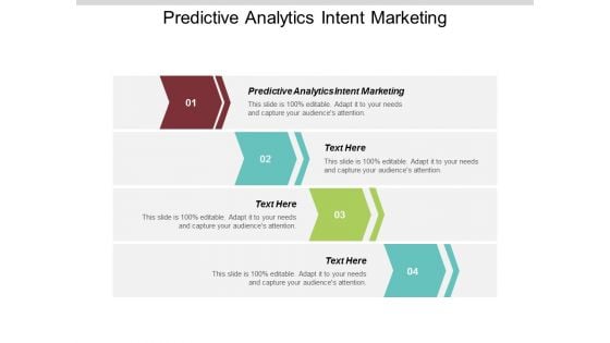 Predictive Analytics Intent Marketing Ppt PowerPoint Presentation Summary Graphics Design Cpb