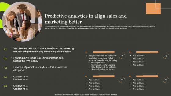 Predictive Analytics Methods Predictive Analytics In Align Sales And Marketing Better Microsoft PDF