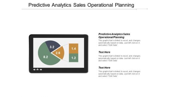 Predictive Analytics Sales Operational Planning Ppt PowerPoint Presentation Icon Grid Cpb