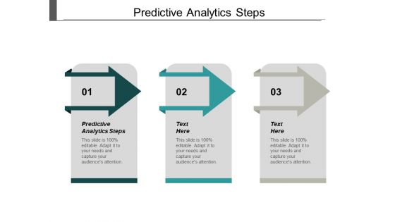 Predictive Analytics Steps Ppt PowerPoint Presentation Outline Slide Cpb