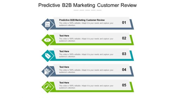 Predictive B2B Marketing Customer Review Ppt PowerPoint Presentation Summary Guide Cpb Pdf