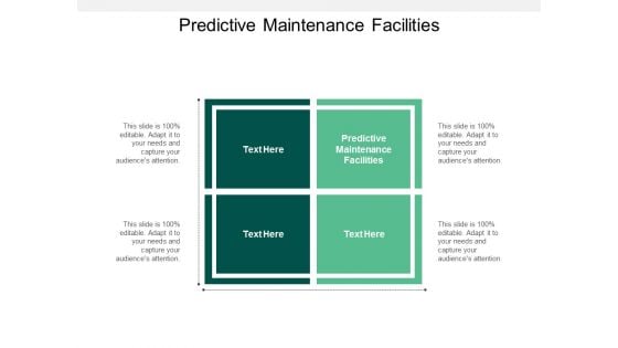 Predictive Maintenance Facilities Ppt PowerPoint Presentation Icon Background Image Cpb