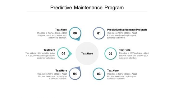 Predictive Maintenance Program Ppt PowerPoint Presentation Icon Layouts Cpb