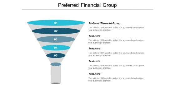 Preferred Financial Group Ppt PowerPoint Presentation Model Graphics Template