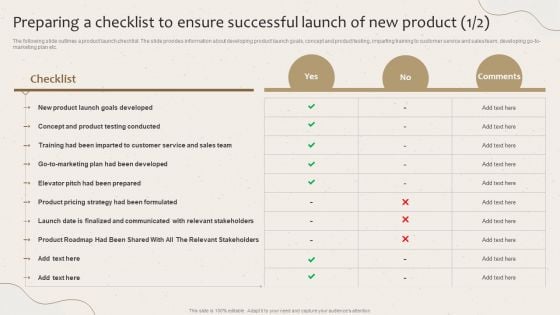 Preparing A Checklist To Ensure Successful Launch Of New Product Launching New Beverage Product Mockup PDF Preparing A Checklist To Ensure Successful Launch Of New Product Launching New Beverage Product Mockup PDF